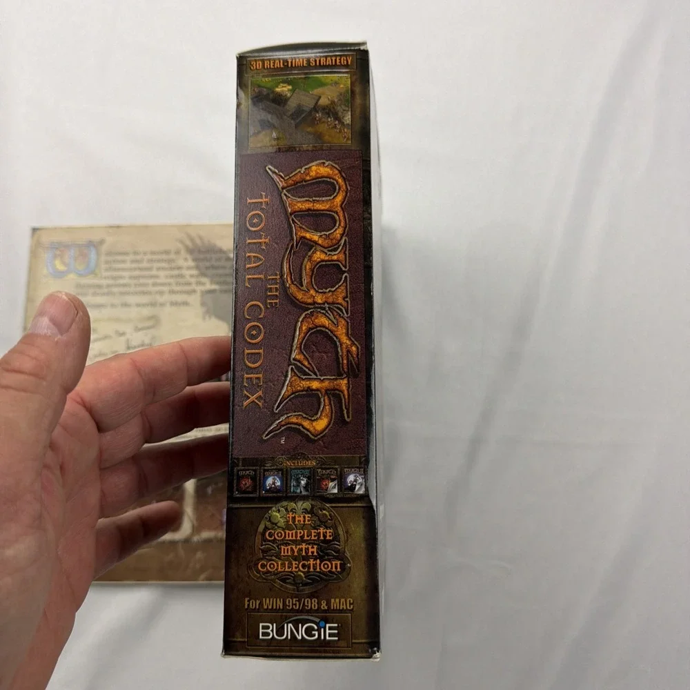 Myth: The Total Codex Big Box + 3 CDs & Jewel Case CD-Rom 1999 Windows 98/99/NT